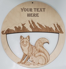 Fox &amp; Squirell - Your Text Here
